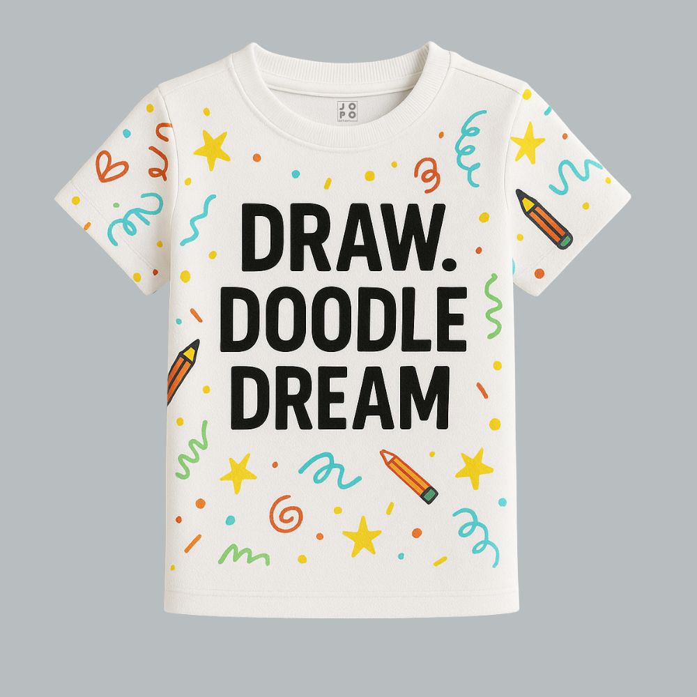 "Creative Artist Theme: Draw, Doodle, Dream" Kids' Jersey
