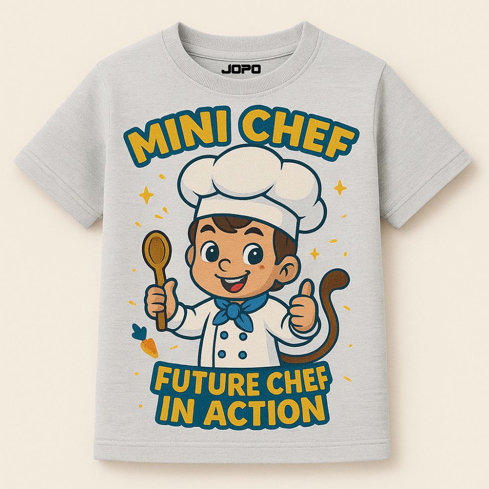 "Mini Chef Future Chef in Action" Kids' Jersey