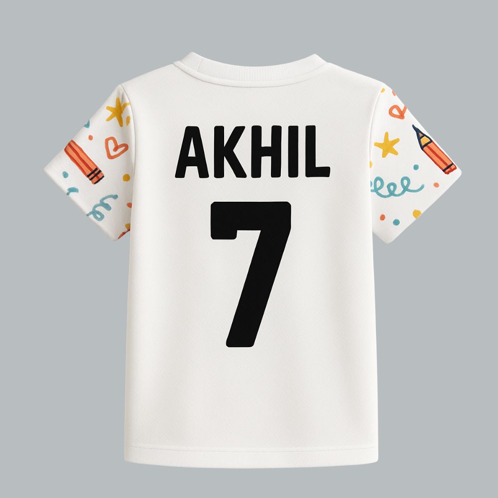 "Creative Artist Theme: Draw, Doodle, Dream" Kids' Jersey