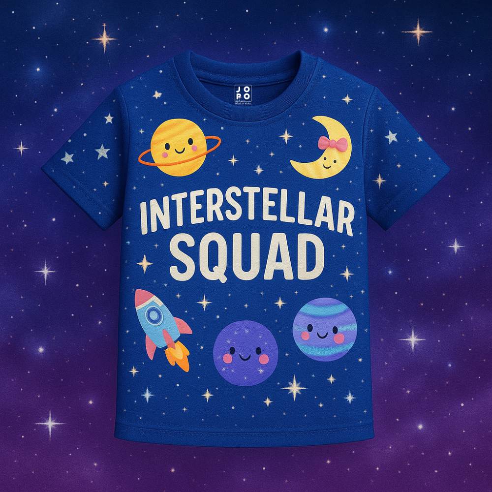 Interstellar Squad Space Theme Jersey for Space Lovers