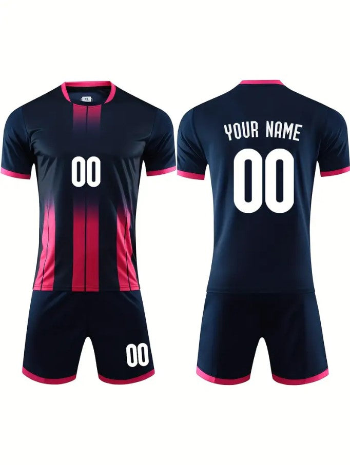 Sports Jersey Shorts Set