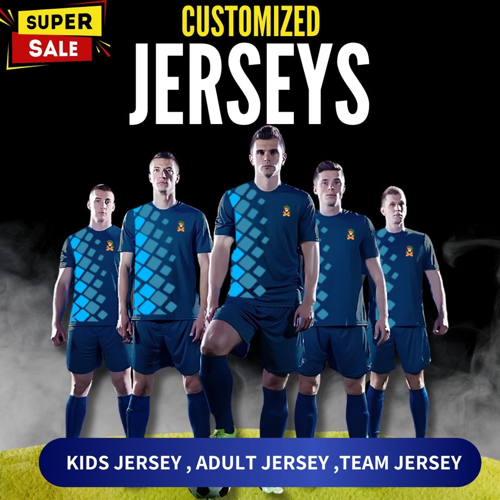 Custom Cricket Jersey with Name & Number for Men | Personalized Team Sports Jersey India