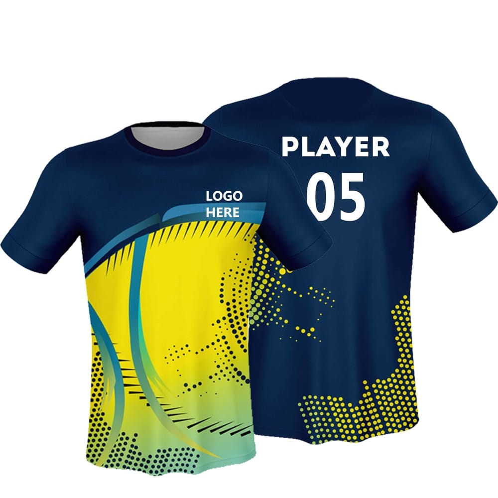 Custom Sports Jersey for Men – Personalised Name & Number Printed Team T-Shirt