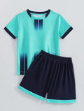 Personalised Kids Jersey T shirt and Shorts Set