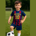 Mini Messy Sports Jersey Shorts Set for kids