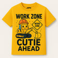 "Work Zone Cutie Ahead" Kids' Jersey